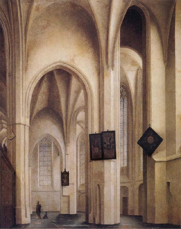 Pieter Jansz Saenredam Church Interior in Utrecht oil painting image